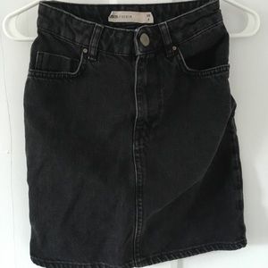 ASOS Black Denim Skirt